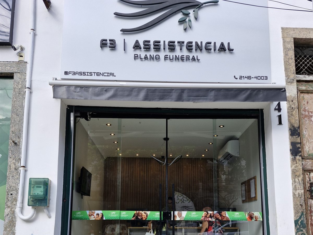 Fachada da sede da F3 Assistencial na Rua do Catumbi, 41